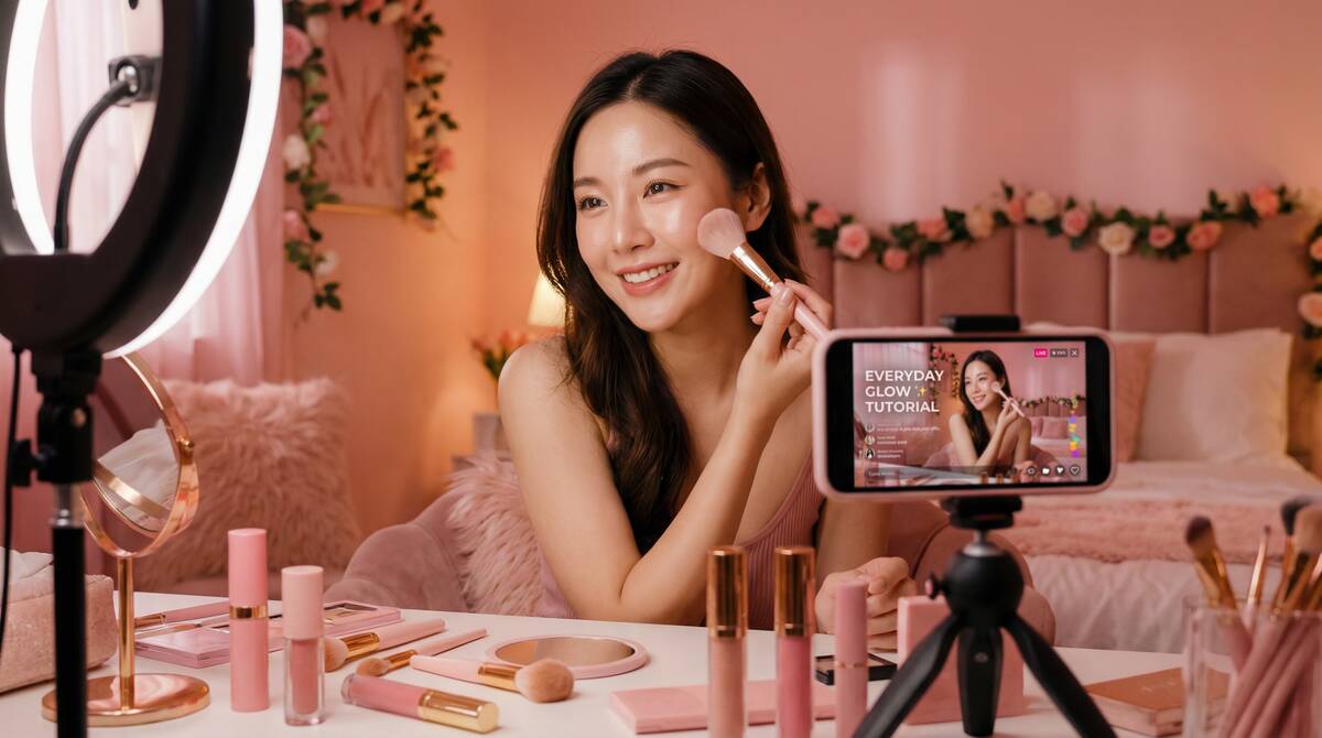 糖心vlog美妆视频教程